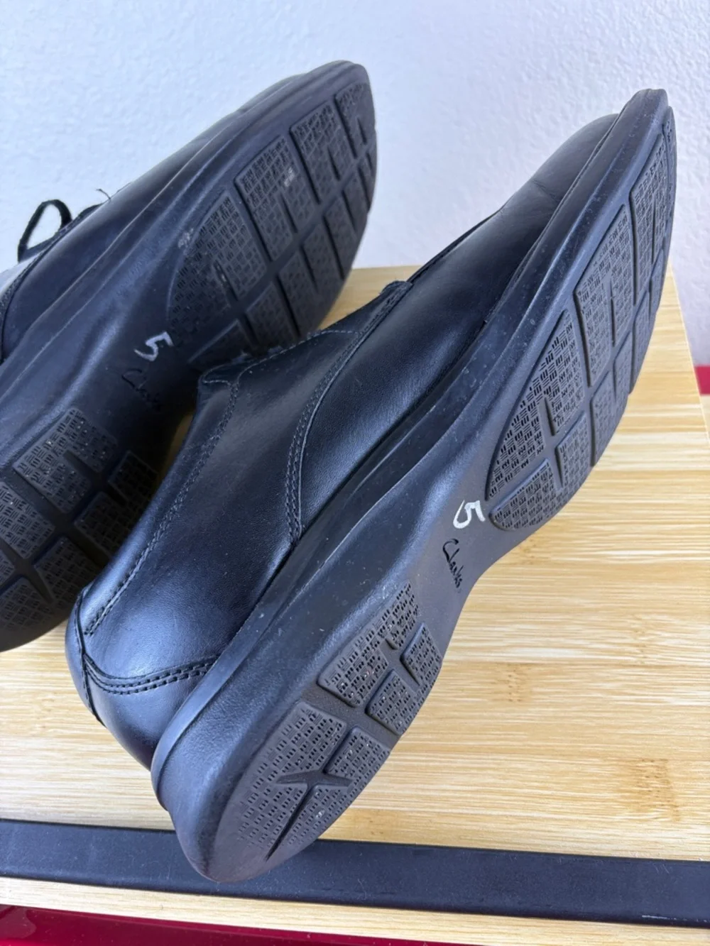 Clarks Men's Kempton Run Black Lace Up Size 12
